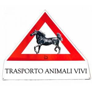 CARTELLO TRASPORTO ANIMALI VIVI TATTINI