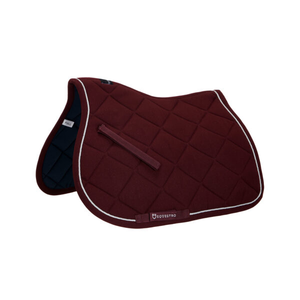 SOTTOSELLA EQUESTRO IN COTONE CON PASSAMANERIA – Bordeaux