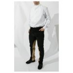 PANTALONI SARDI IN VELLUTO ELASTICIZZATO CON RINFORZO ISTIMENTOS