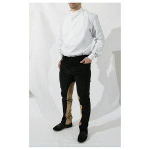 PANTALONI SARDI IN VELLUTO ELASTICIZZATO CON RINFORZO ISTIMENTOS