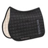 B11247 Sottosella nero con logo Equiline glitterato