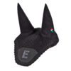 E11206 cuffietta nera con logo Equiline glitterato Gadag