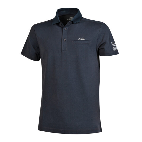 H00523 Polo Equiline Conrac blu