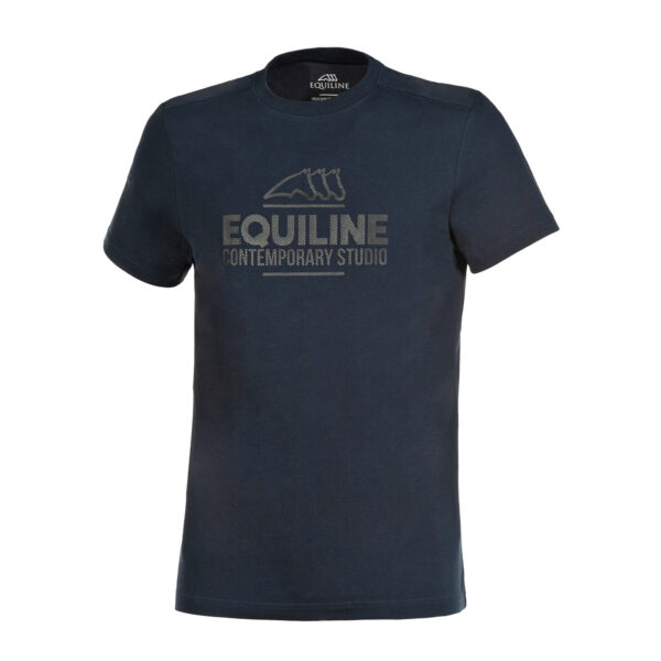 H00527 T-Shirt uomo Equiline Calebec blu