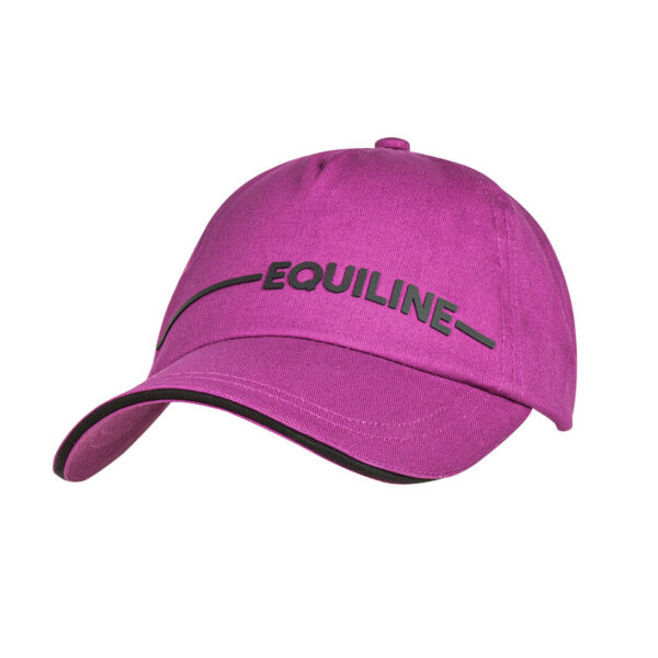 T11351 Cappellino fucsia con logo Equiline