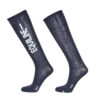 T11356 Calze blu unisex con grip system