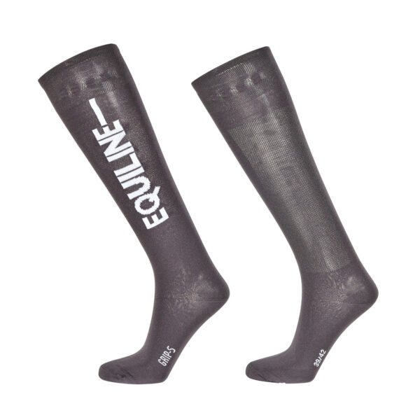 T11356 Calze grigio unisex con grip system