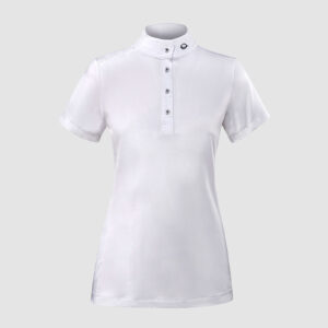 POLO DA COMPETIZIONE DONNA EQODE BIANCA
