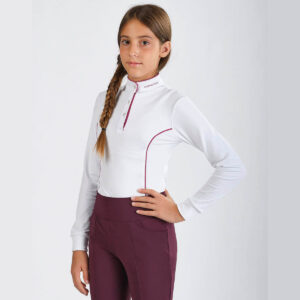 POLO BAMBINA SAFIRA MANICHE LUNGHE SARM HIPPIQUE