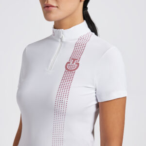 CAMICIA CAVALLERIA TOSCANA DA COMPETIZIONE DA DONNA IN JERSEY TECNICO E ZIP