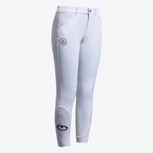 PANTALONI CAVALLERIA TOSCANA UNISEX DA BAMBINO JUMPING GRIP AL GINOCCHIO