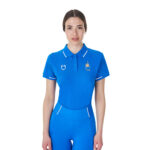 POLO DONNA DA ALLENAMENTO TRE BOTTONI EQUESTRO X FISE
