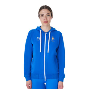 FELPA DONNA CON CAPPUCCIO EQUESTRO X FISE